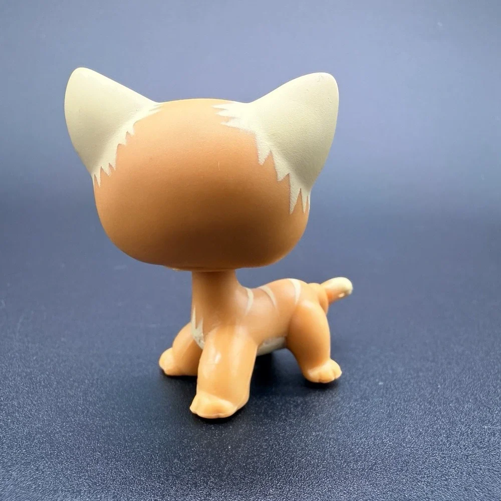 Authentic LPS Orange Short Hair Cat #525 #790 Green Eyes Hasbro 2006